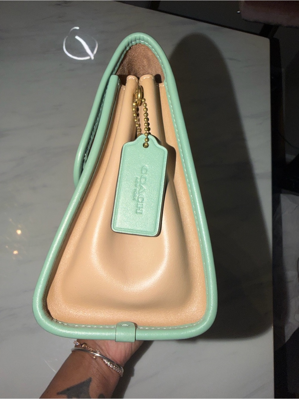 Coach Madison Color-block Chain Bag - Picture 6 of 13